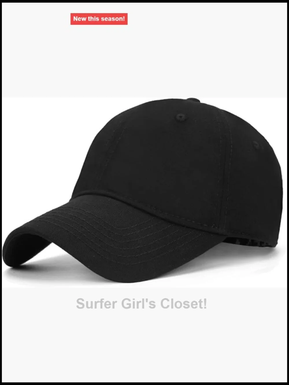 XXL Cotton Baseball Cap for Big Heads Unstructured Dad Hat